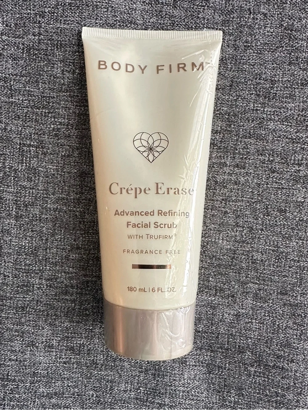 NEW Body Firm Crepe Erase Advanced Refining Facial Scrub TruFirm Full Size 6oz